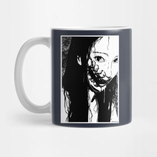 Horror Japanese Woman for Otaku and Geek Mug